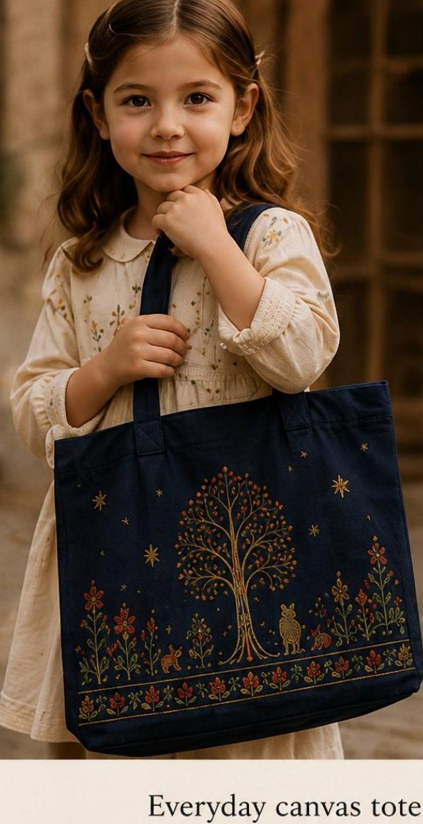 Look 27: The Story Tote Bag — UinTales StoryWear
